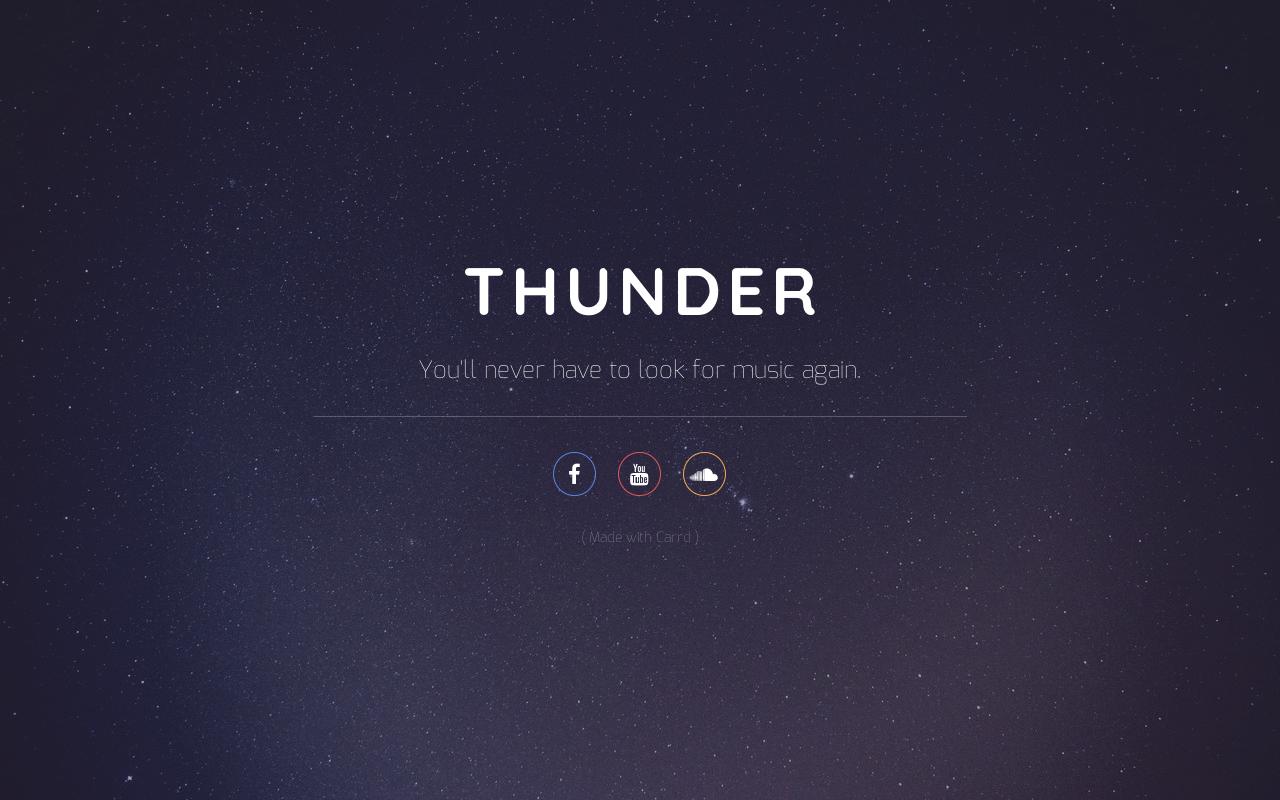 Carrd profile picture for @thunder